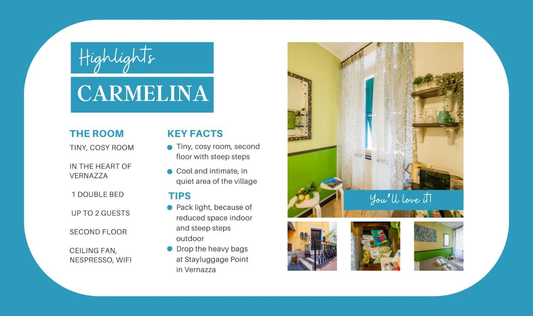 Carmelina Room Vernazza Exteriör bild
